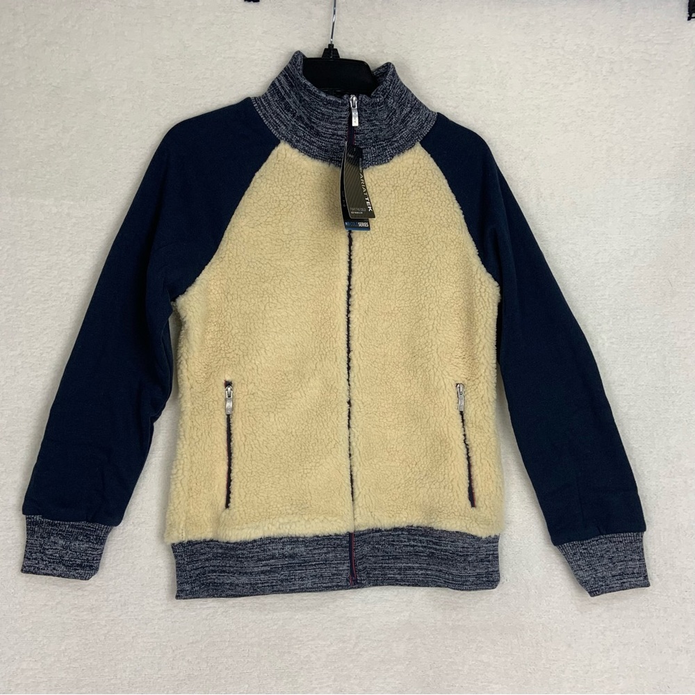 Ariat Sherpa Baseball Bomber Jacket Winter Cream Cold Series NWT Women’s Size XS